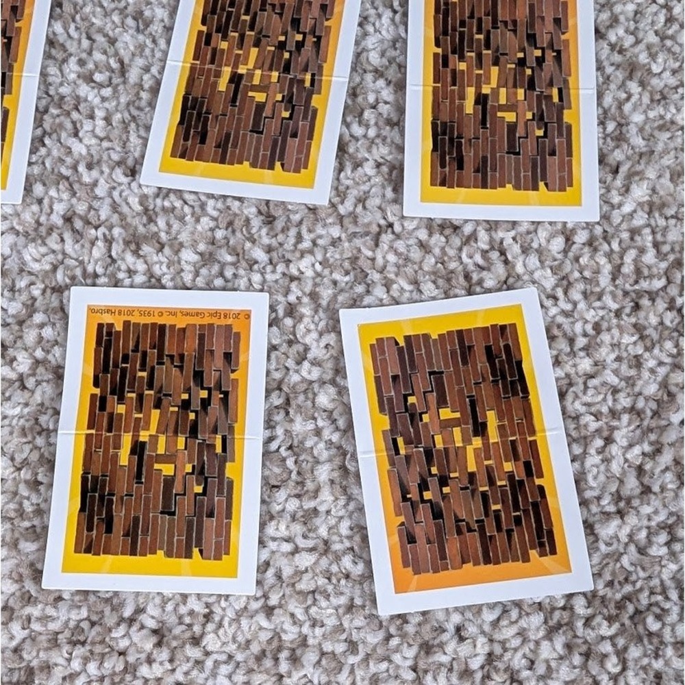 Fortnite Monopoly Replacement Parts Wall Cards and Health Point HP Tokens Bundle - Picture 3 of 4